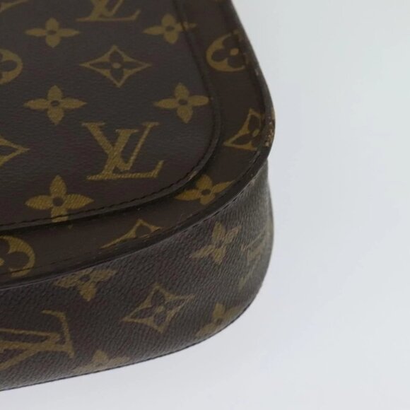 LOUIS VUITTON Monogram Saint Cloud GM Shoulder Bag M51242 LV Auth BA4995 - Picture 3 of 16